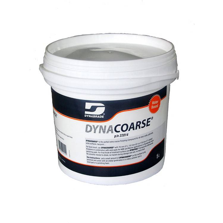 5 litre tin Dynacourse roughing paste (white)